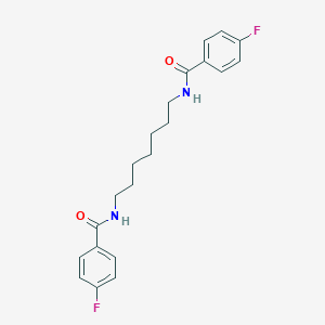 molecular formula C21H24F2N2O2 B412876 4-fluoro-N-{7-[(4-fluorobenzoyl)amino]heptyl}benzamide 