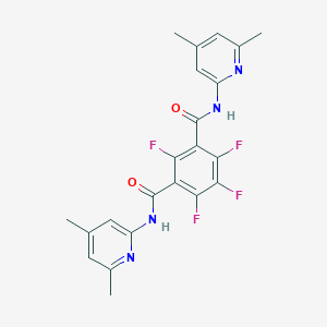 N~1~,N~3~-bis(4,6-dimethyl-2-pyridinyl)-2,4,5,6-tetrafluoroisophthalamide
