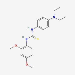 N-[4-(diethylamino)phenyl]-N'-(2,4-dimethoxyphenyl)thiourea