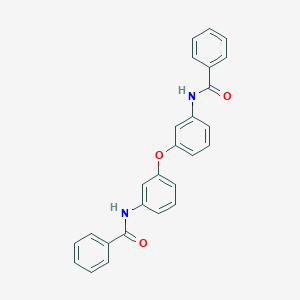 molecular formula C26H20N2O3 B412880 N-{3-[3-(benzoylamino)phenoxy]phenyl}benzamide 