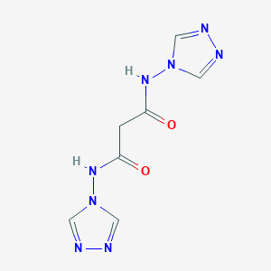 molecular formula C7H8N8O2 B412890 N,N'-di(4H-1,2,4-triazol-4-yl)propanediamide CAS No. 32086-64-9