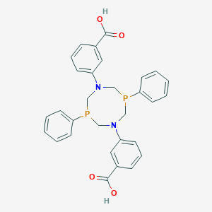 molecular formula C30H28N2O4P2 B412893 3-[5-(3-Carboxyphenyl)-3,7-diphenyl-1,5,3,7-diazadiphosphocan-1-yl]benzoic acid 