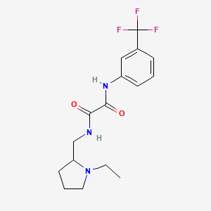 N-[(1-ethyl-2-pyrrolidinyl)methyl]-N'-[3-(trifluoromethyl)phenyl]ethanediamide