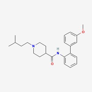 N-(3'-methoxy-2-biphenylyl)-1-(3-methylbutyl)-4-piperidinecarboxamide