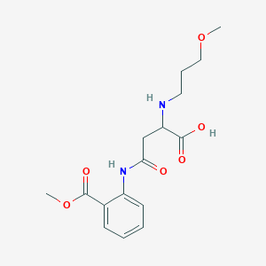 N~4~-[2-(methoxycarbonyl)phenyl]-N~2~-(3-methoxypropyl)asparagine