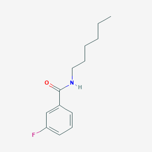3-fluoro-N-hexylbenzamide