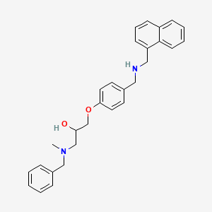 1-[benzyl(methyl)amino]-3-(4-{[(1-naphthylmethyl)amino]methyl}phenoxy)-2-propanol