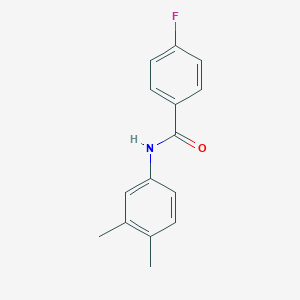 molecular formula C15H14FNO B412915 N-(3,4-dimethylphenyl)-4-fluorobenzamide CAS No. 304882-56-2