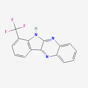 molecular formula C15H8F3N3 B4129232 7-(trifluoromethyl)-6H-indolo[2,3-b]quinoxaline 