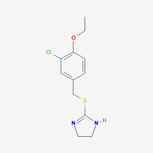 2-[(3-chloro-4-ethoxybenzyl)sulfanyl]-4,5-dihydro-1H-imidazole