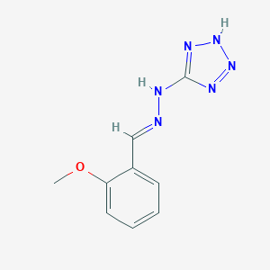 molecular formula C9H10N6O B412939 2-methoxybenzaldehyde 1H-tetraazol-5-ylhydrazone 