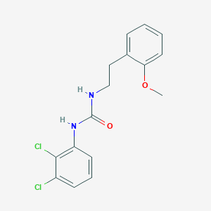 molecular formula C16H16Cl2N2O2 B4129472 N-(2,3-dichlorophenyl)-N'-[2-(2-methoxyphenyl)ethyl]urea 