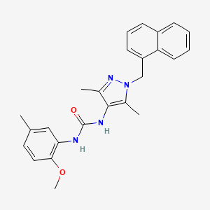 N-[3,5-dimethyl-1-(1-naphthylmethyl)-1H-pyrazol-4-yl]-N'-(2-methoxy-5-methylphenyl)urea