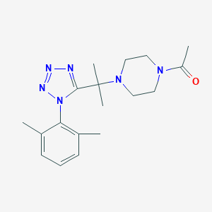 1-acetyl-4-{1-[1-(2,6-dimethylphenyl)-1H-tetraazol-5-yl]-1-methylethyl}piperazine