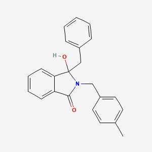 3-benzyl-3-hydroxy-2-(4-methylbenzyl)-1-isoindolinone