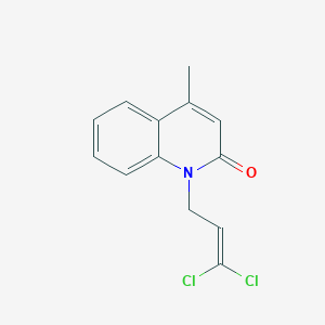 1-(3,3-Dichloroprop-2-enyl)-4-methylquinolin-2-one