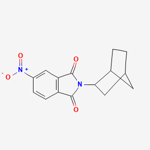 molecular formula C15H14N2O4 B4129681 2-bicyclo[2.2.1]hept-2-yl-5-nitro-1H-isoindole-1,3(2H)-dione 