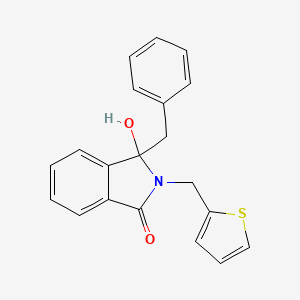 3-benzyl-3-hydroxy-2-(2-thienylmethyl)-1-isoindolinone