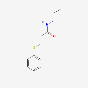 3-[(4-methylphenyl)thio]-N-propylpropanamide