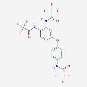 N-(4-{3,4-bis[(trifluoroacetyl)amino]phenoxy}phenyl)-2,2,2-trifluoroacetamide