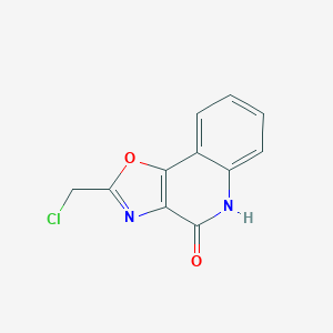 molecular formula C11H7ClN2O2 B412990 2-(Chloromethyl)[1,3]oxazolo[4,5-c]quinolin-4(5H)-one CAS No. 211874-66-7