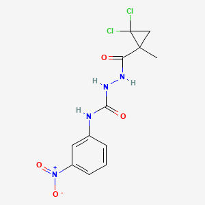 2-[(2,2-dichloro-1-methylcyclopropyl)carbonyl]-N-(3-nitrophenyl)hydrazinecarboxamide