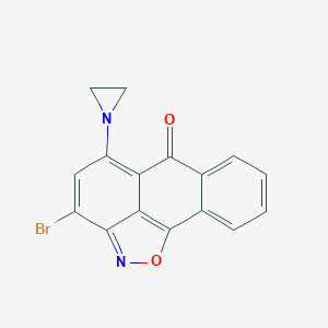 5-(1-aziridinyl)-3-bromo-6H-anthra[1,9-cd]isoxazol-6-one
