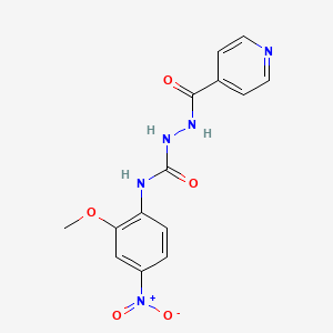 2-isonicotinoyl-N-(2-methoxy-4-nitrophenyl)hydrazinecarboxamide