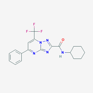 N-cyclohexyl-5-phenyl-7-(trifluoromethyl)[1,2,4]triazolo[1,5-a]pyrimidine-2-carboxamide