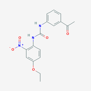 N-(3-acetylphenyl)-N'-(4-ethoxy-2-nitrophenyl)urea