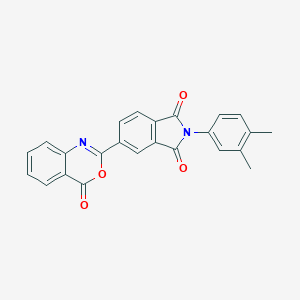 molecular formula C24H16N2O4 B413004 2-(3,4-dimethylphenyl)-5-(4-oxo-4H-3,1-benzoxazin-2-yl)-1H-isoindole-1,3(2H)-dione 