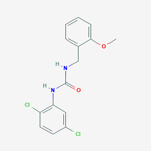 molecular formula C15H14Cl2N2O2 B4130051 N-(2,5-dichlorophenyl)-N'-(2-methoxybenzyl)urea 