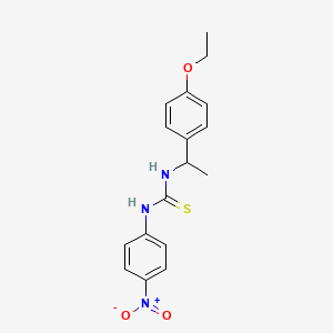 N-[1-(4-ethoxyphenyl)ethyl]-N'-(4-nitrophenyl)thiourea