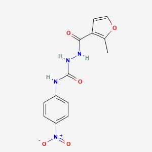 2-(2-methyl-3-furoyl)-N-(4-nitrophenyl)hydrazinecarboxamide