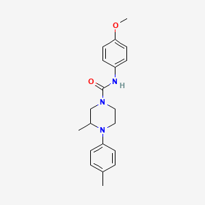 N-(4-methoxyphenyl)-3-methyl-4-(4-methylphenyl)-1-piperazinecarboxamide