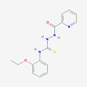 N-(2-ethoxyphenyl)-2-(2-pyridinylcarbonyl)hydrazinecarbothioamide