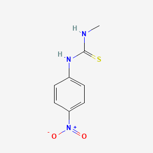 molecular formula C8H9N3O2S B4130294 N-甲基-N'-(4-硝基苯基)硫脲 CAS No. 16361-69-6