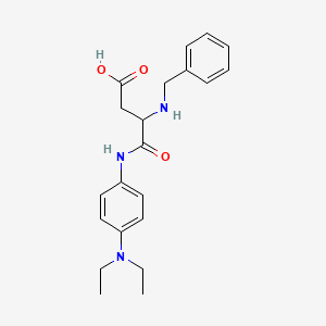 N~2~-benzyl-N~1~-[4-(diethylamino)phenyl]-alpha-asparagine