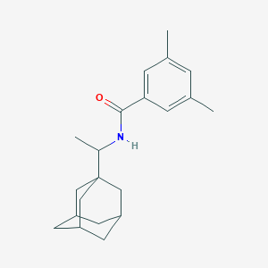 molecular formula C21H29NO B4130467 N-[1-(1-adamantyl)ethyl]-3,5-dimethylbenzamide 