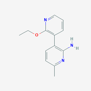 molecular formula C13H15N3O B4130552 2'-ethoxy-6-methyl-3,3'-bipyridin-2-amine 