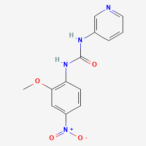 N-(2-methoxy-4-nitrophenyl)-N'-3-pyridinylurea