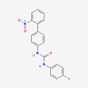molecular formula C19H14FN3O3 B4130617 N-(4-fluorophenyl)-N'-(2'-nitro-4-biphenylyl)urea 