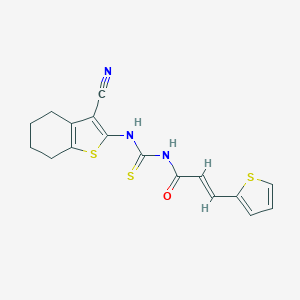 N-(3-cyano-4,5,6,7-tetrahydro-1-benzothien-2-yl)-N'-[3-(2-thienyl)acryloyl]thiourea