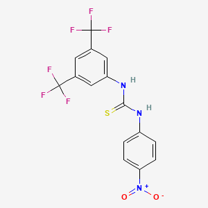 N-[3,5-bis(trifluoromethyl)phenyl]-N'-(4-nitrophenyl)thiourea