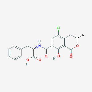 molecular formula C20H18ClNO6 B041308 3-表映-赭曲霉毒素 A CAS No. 189152-21-4