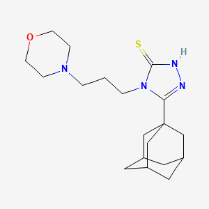 molecular formula C19H30N4OS B4130815 5-(1-adamantyl)-4-[3-(4-morpholinyl)propyl]-2,4-dihydro-3H-1,2,4-triazole-3-thione 