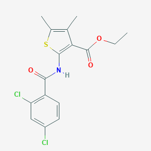 Ethyl 2-[(2,4-dichlorobenzoyl)amino]-4,5-dimethyl-3-thiophenecarboxylate