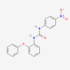 molecular formula C19H15N3O4 B4130945 N-(4-nitrophenyl)-N'-(2-phenoxyphenyl)urea 