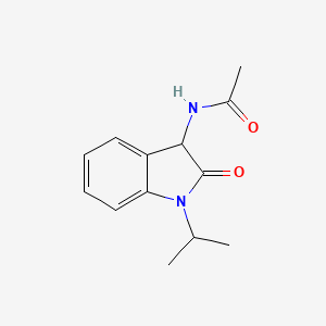 N-(1-isopropyl-2-oxo-2,3-dihydro-1H-indol-3-yl)acetamide