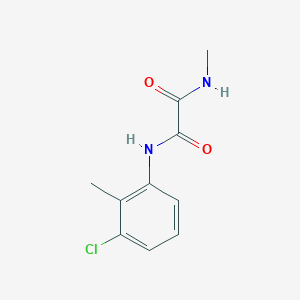 molecular formula C10H11ClN2O2 B413100 N~1~-(3-chloro-2-methylphenyl)-N~2~-methylethanediamide 
